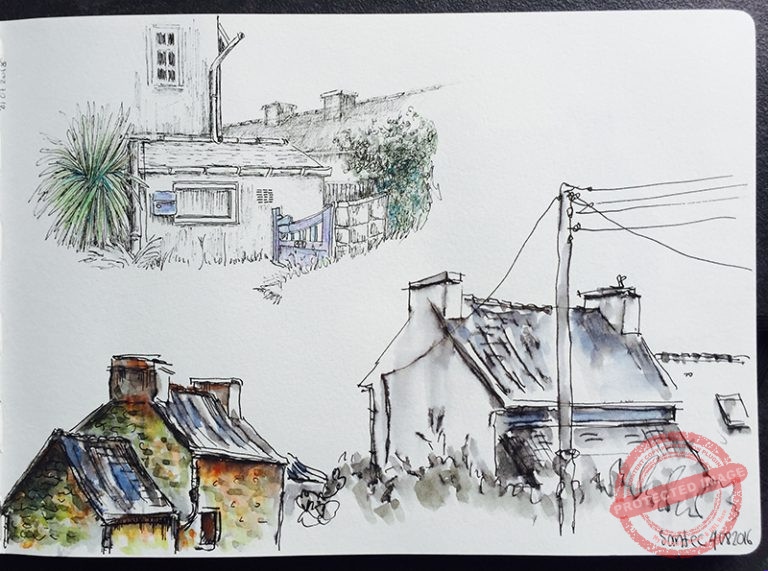 Paysages Bretons Dessiner La Bretagne Dessiner Ici Et L Bas